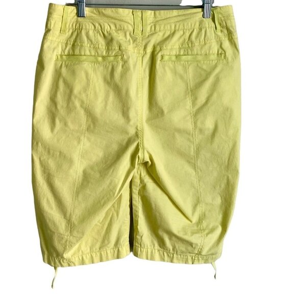 Caribbean Joe Yellow Capris Size 10 - Picture 2 of 5